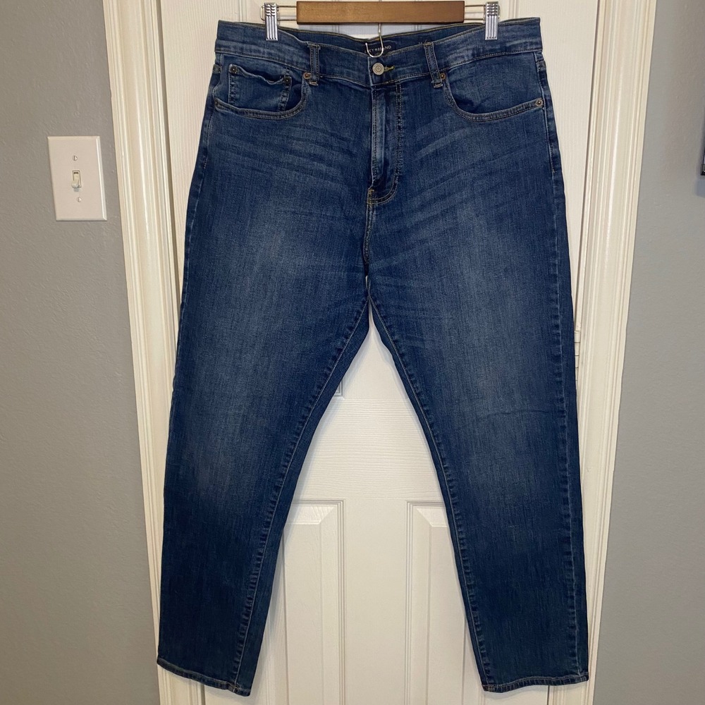 Lucky Brand 412 Athletic Slim Jeans Mens 36x32 Blue Denim Medium Wash Pants - Picture 1 of 5